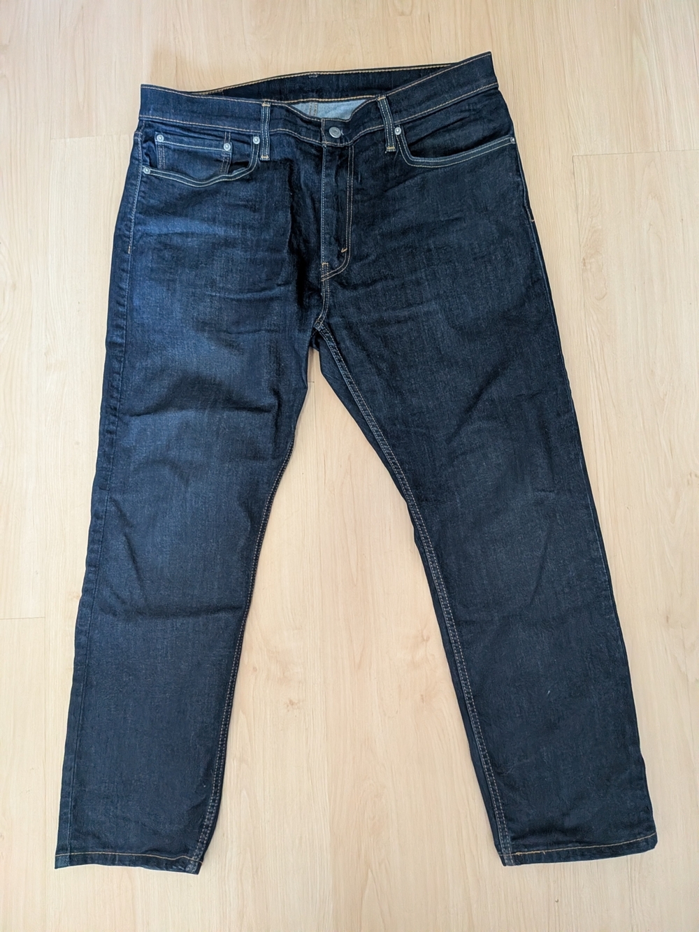 Levi's 502 Dark Wash Stretch Slim Taper Jeans Men's 36*30